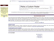 Tablet Screenshot of basketmakers.com